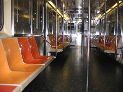 Empty NYC Train