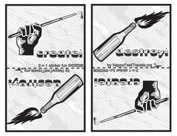 HappyFt 2008 Sticker